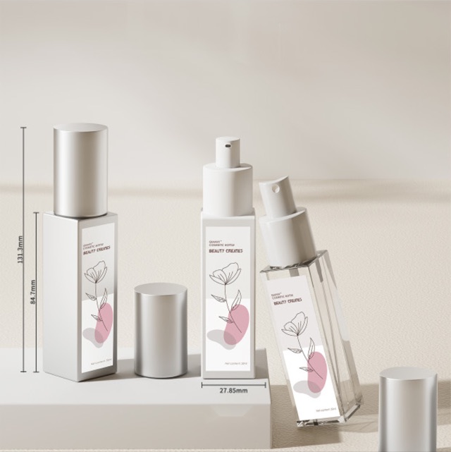 Bottles — PET · 50 ml: the sampled formats photographed as published in the source catalogue.