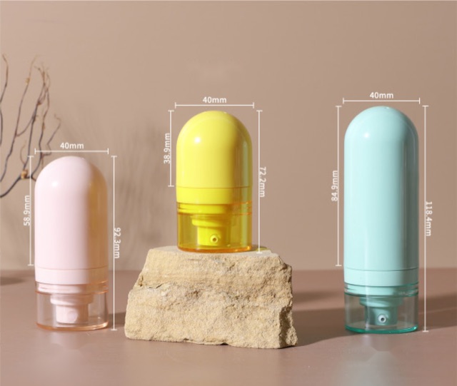Airless Bottles — ABS · 15–50 ml: the sampled formats photographed as published in the source catalogue.