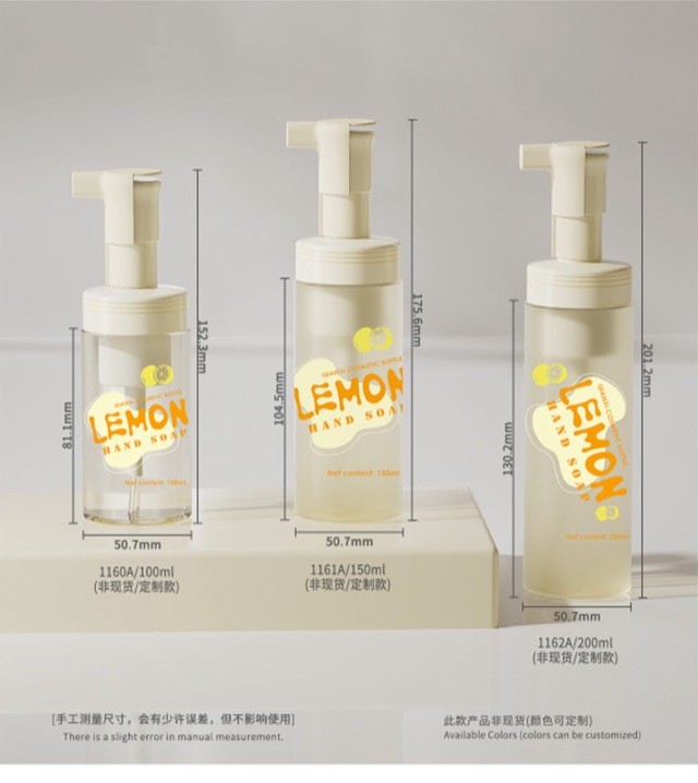 PET Foam Bottles — the formats in this group, photographed together as published in the source catalogue.