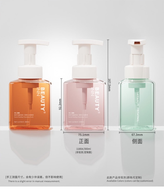 PET Foam Bottles — the formats in this group, photographed together as published in the source catalogue.