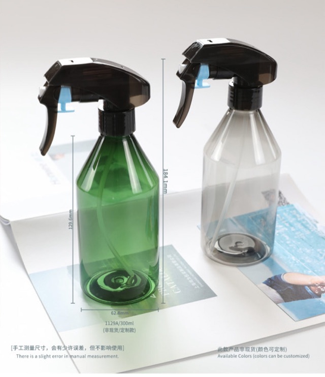PET Spray Bottles — the formats in this group, photographed together as published in the source catalogue.