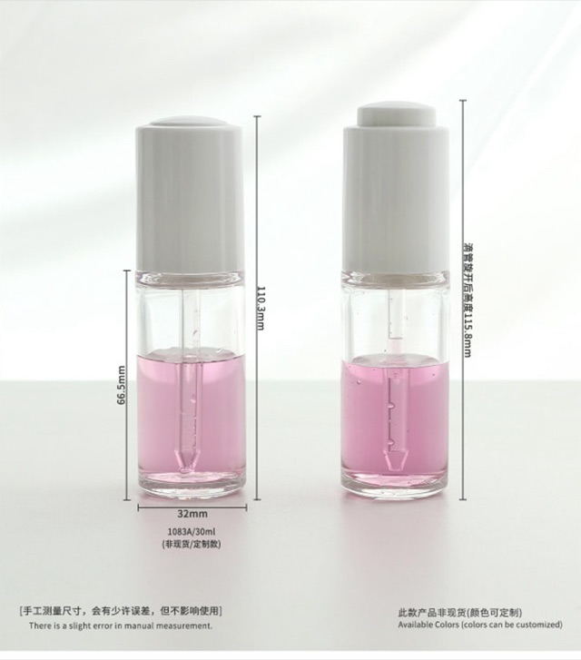 PETG Dropper Bottles — the formats in this group, photographed together as published in the source catalogue.