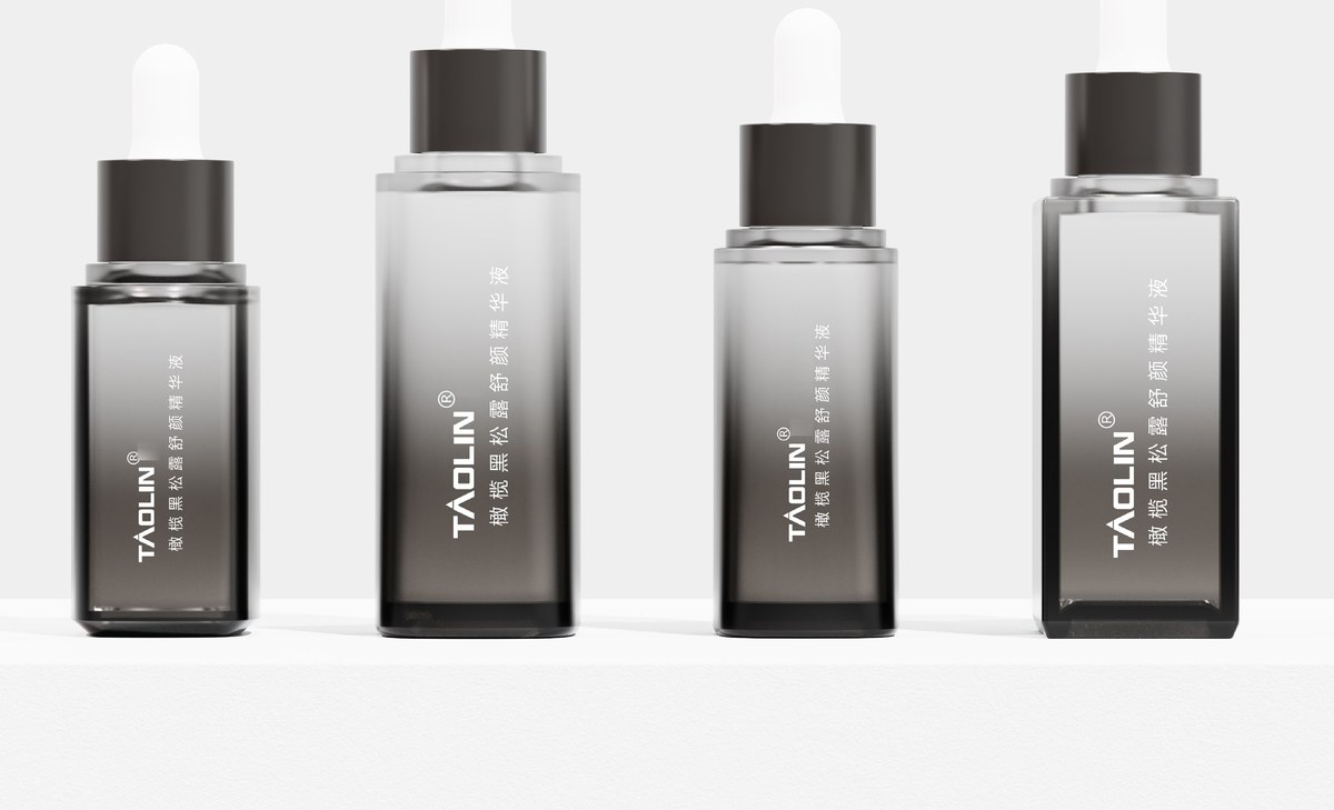 Plate 10 — Dropper Bottles, 30–50 ml — the formats on this catalogue page, photographed together as published.