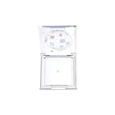 Square Compact, Printed Lid — cosmetic packaging format
