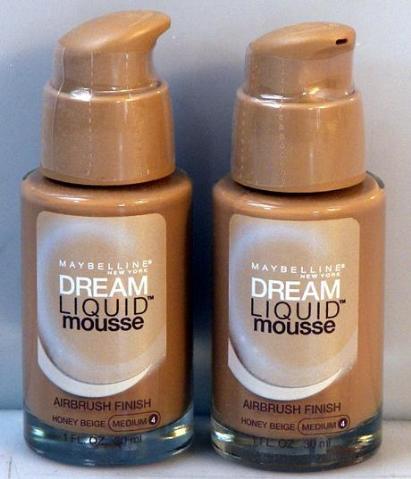 round glass liquid foundation bottle