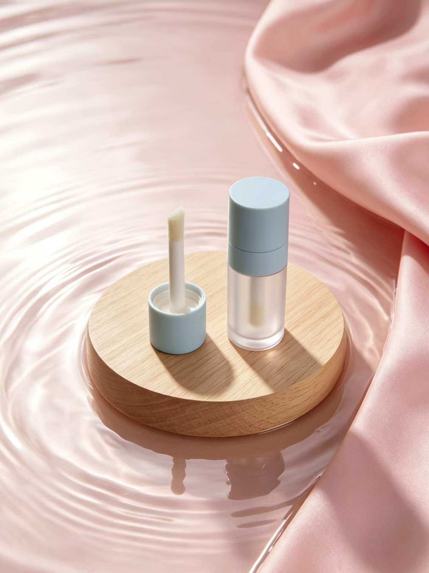 lip gloss bottle with plumper tip lip gloss bottle with plumper tip