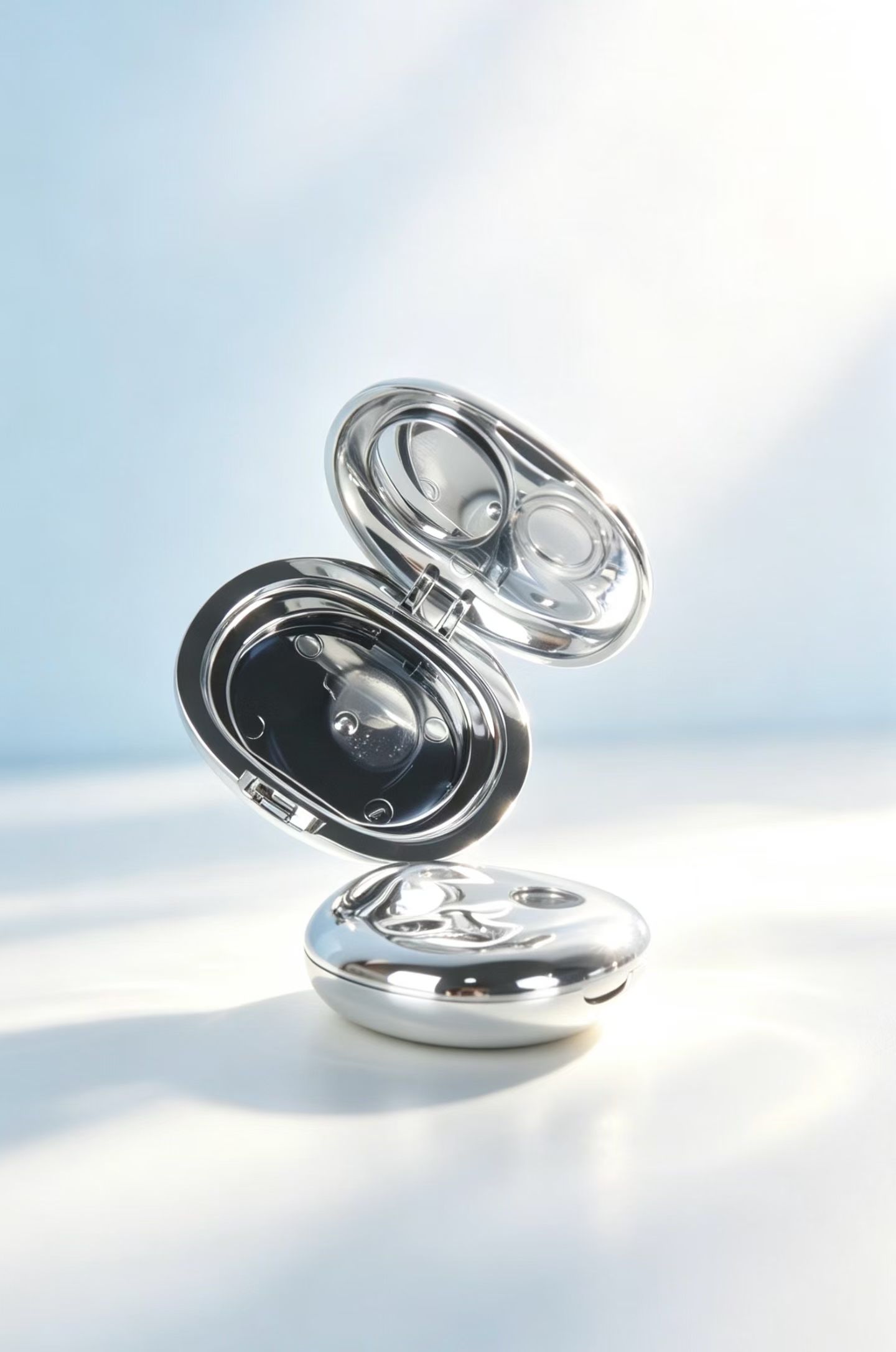 oval compact case oval compact case