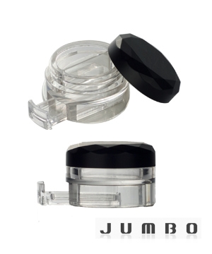 Plastic Loose Powder Jar 40x27mm