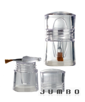 Plastic Loose Powder Jar 52x31mm