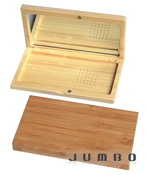 bamboo makeup container